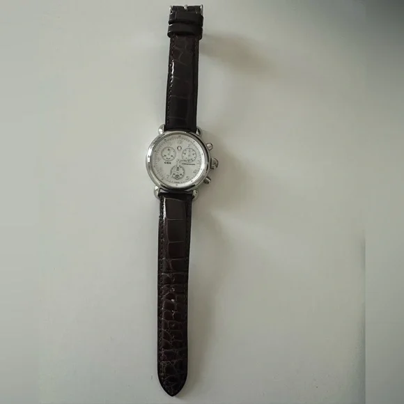 Michele | Accessories | Authentic Michele Watch With Leather  display picture 3